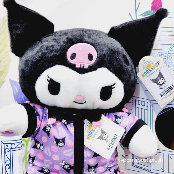Build A Bear Sanrio KUROMI Hello Kitty Sleeper Birth Certificate Cub Condo Plush - Picture 9 of 16